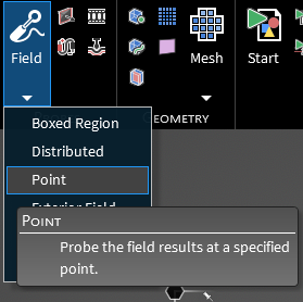 point probe selection